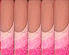 Pink Icy Nails