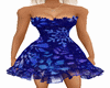 Blue flake dress