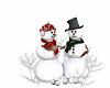 Snowman Couple 1