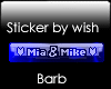 VIP Sticker Mia&Mike