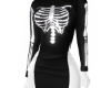 Skeleton Black Dress