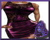 Berry Leather & Lace Dre