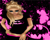 pnk and blk batman shirt