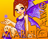 Purple Sitting Fairy