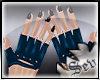 [Sev] Half Gloves Blue