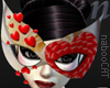 Rose Petal Heart Mask