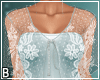 Teal Lace Top Capris