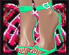 Belted Mint heels