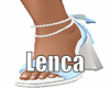 Blue pearl shoes