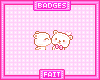 Kissing Bears badge~