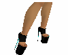 (goto) heels blk/teal