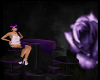 Purple n Blk Club Table