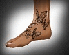 Feet & Butterfly Tattoo