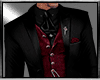 Luxury Red Gothic Suit