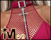 Baddie Spiked Top Red
