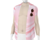 pink chest tee