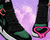 C. Green in Black