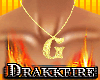 [DF] G gold necklace
