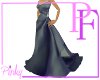 PF - Satin Gown Blue