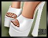 2u Cute White Platforms