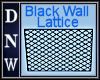 Black Lattice for wall