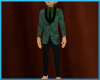 suit mens green swirl