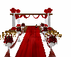 red wedding pavillion
