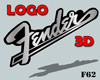 logo Fender 3D