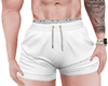MK White Muscle Shorts
