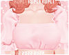 $K Royal Crop Top