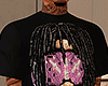 BLK PURPLE TEE