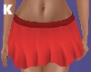 K. Flirty Skirt Red