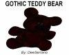 GOTHIC TEDDY BEAR