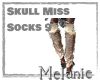 Skull Miss Socks 9