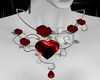 red love necklace