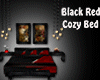 Black & Red Cozy Bed