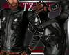 Black Dub Leather Coat