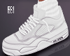 E. White Sneakers