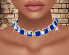 Silver-Blue Necklaces
