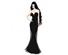 Long tight gown gothic