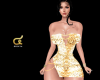 ๔ Gold Sequin Dress
