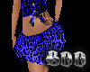 BDD Blu Leopard Skirt