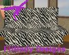 Zebra Print Cuddle Couch