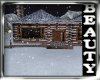winter cabin lake