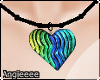 *[a] Blue Heart Necklace