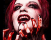 Gothic bleeding woman