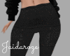 Corduroy Flares - Black