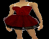 Red romantic dress