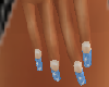 Cute Blue Nails