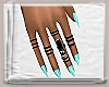 llY4ll Amy Nails Blue ic